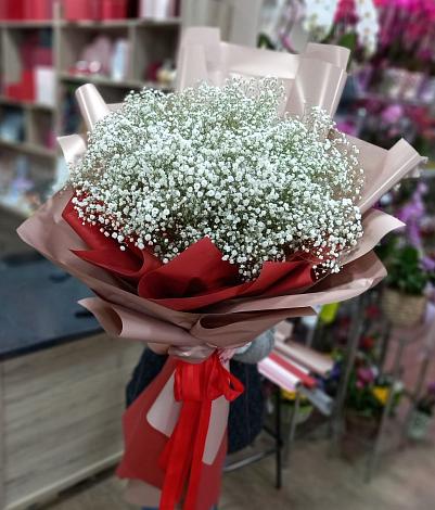 Букет цветов из: Гипсофила в Веселоярске
