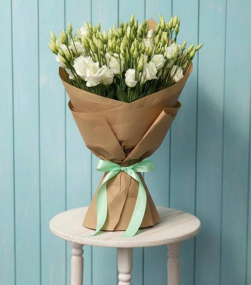 Букет цветов из: Лизиантусы в Веселоярске