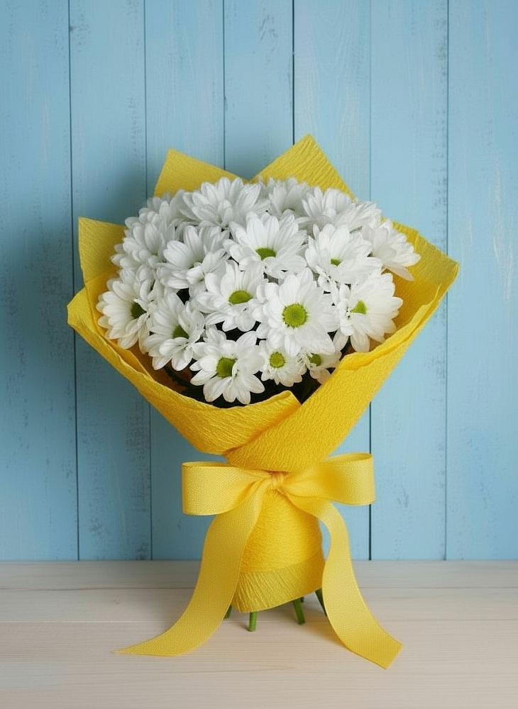 Букет цветов из: Хризантемы в Веселоярске