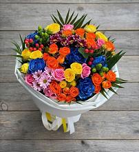 Букет цветов из:  Розы и Хризантемы в Веселоярске