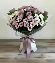 Букет цветов из:  Хризантемы и Розы в Веселоярске