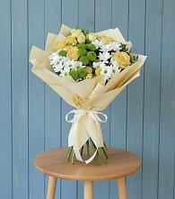 Букет цветов из:  Хризантемы и Розы в Веселоярске