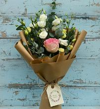 Букет цветов из:  Розы и Лизиантусы #REPLACE_PRED# Веселоярске