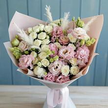Букет цветов из:  Альстромерии и Розы в Веселоярске